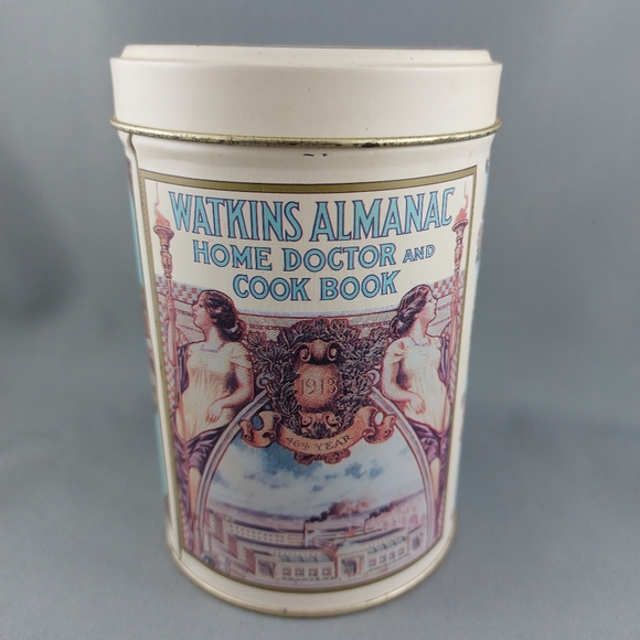 Vintage 1993 Watkins Heritage Tin Canister Set of 3 - Picture 9 of 16